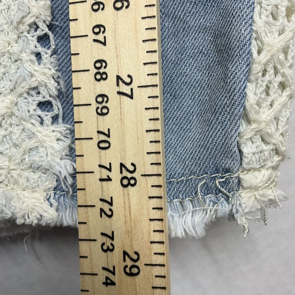 🌼POL JEANS STAR PATCHWORK -Denim - Picture 13 of 13